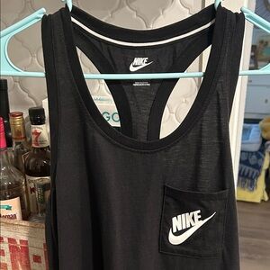 Nike Black Racerback Tank with Pocket